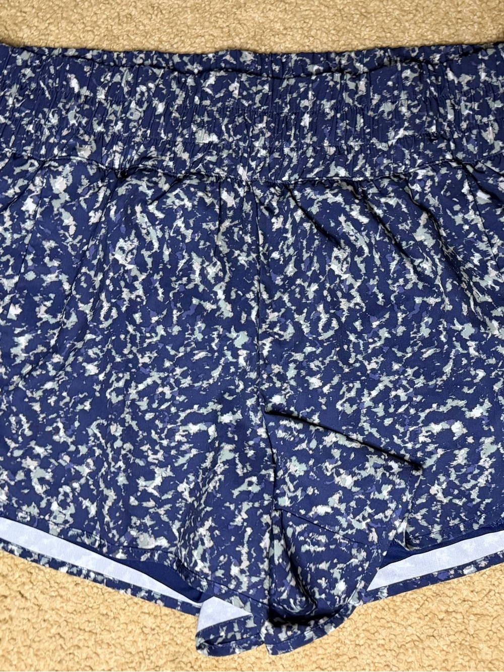 Avia Navy and White Speckled Athletic Shorts